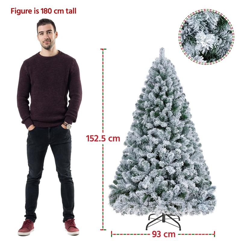 Snowfall Flocked Holiday Tree