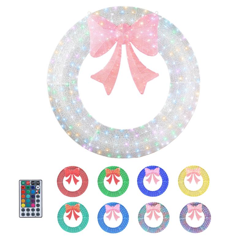 Bright Outdoor Festive Wreath