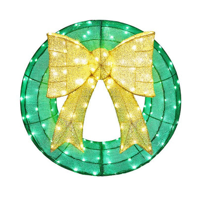 Bright Outdoor Festive Wreath