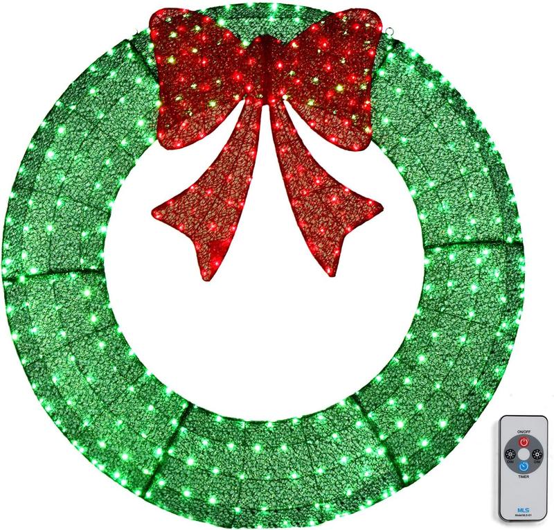 Bright Outdoor Festive Wreath