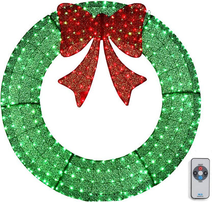 Bright Outdoor Festive Wreath