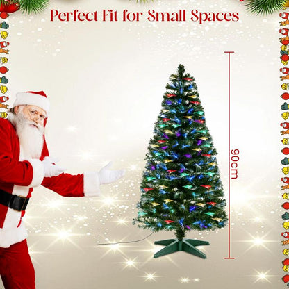 Colorful Fiber Optic Xmas Tree