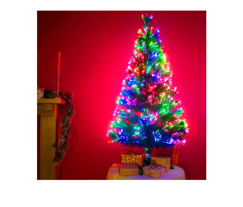 Colorful Fiber Optic Xmas Tree