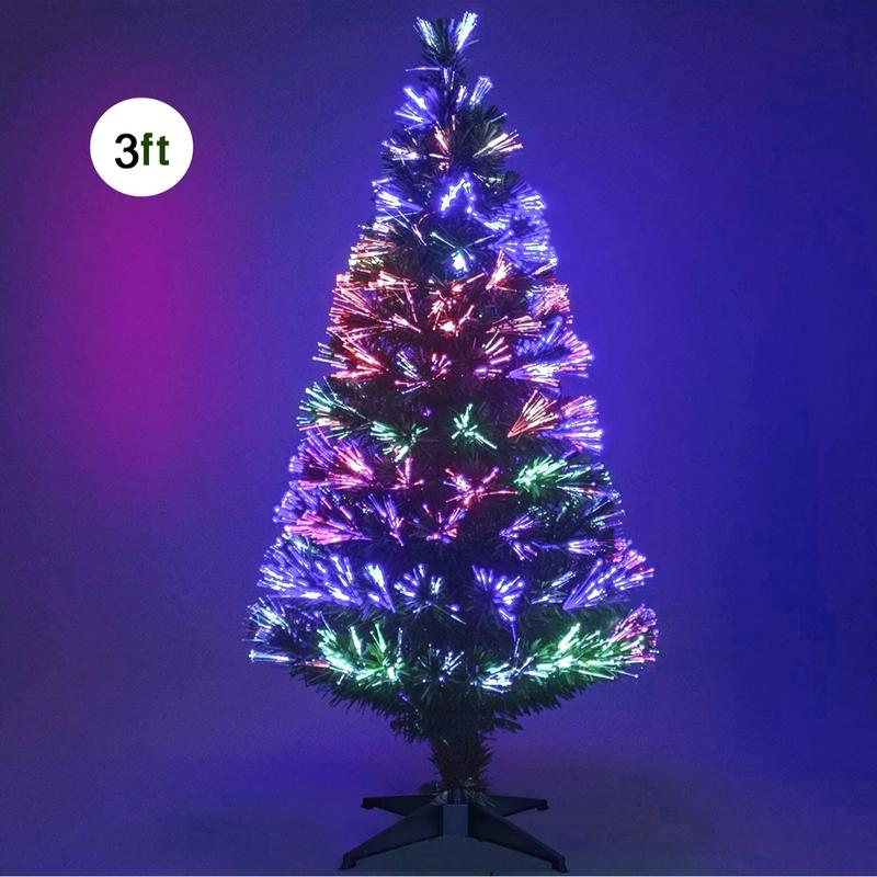 Colorful Fiber Optic Xmas Tree