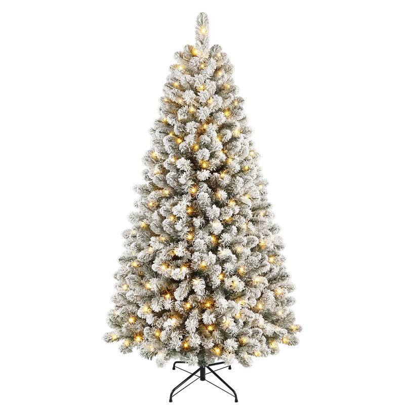 Flocked Radiance Holiday Tree