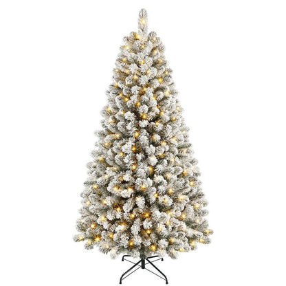 Flocked Radiance Holiday Tree