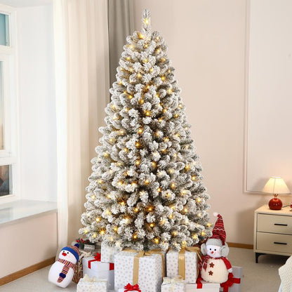 Flocked Radiance Holiday Tree