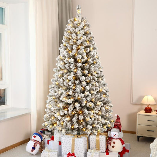 Flocked Radiance Holiday Tree
