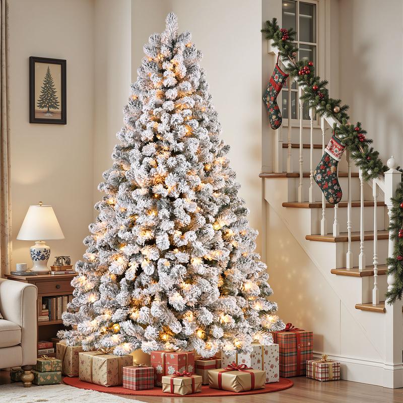 Flocked Radiance Holiday Tree