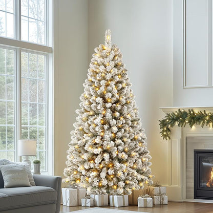 Flocked Radiance Holiday Tree