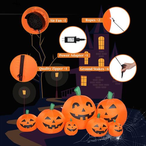 Halloween Pumpkin Light Set