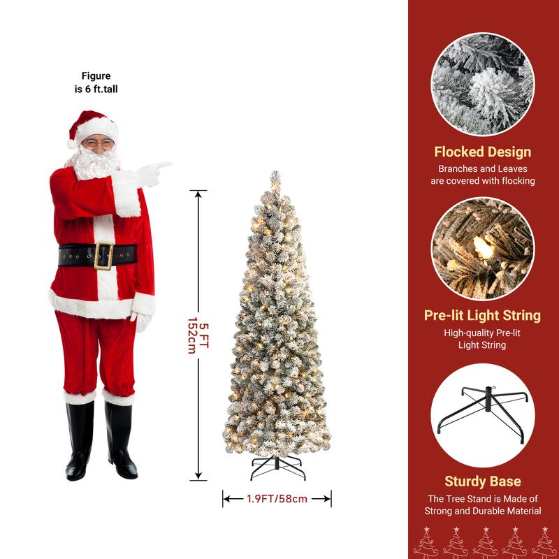 Nordic Frost Slim Tree