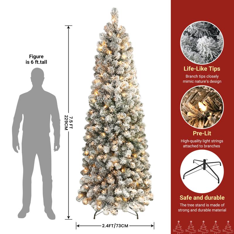 Nordic Frost Slim Tree