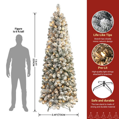 Nordic Frost Slim Tree