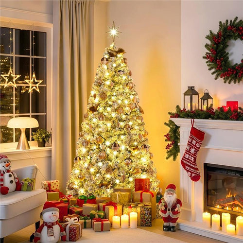 Snowfall Flocked Holiday Tree