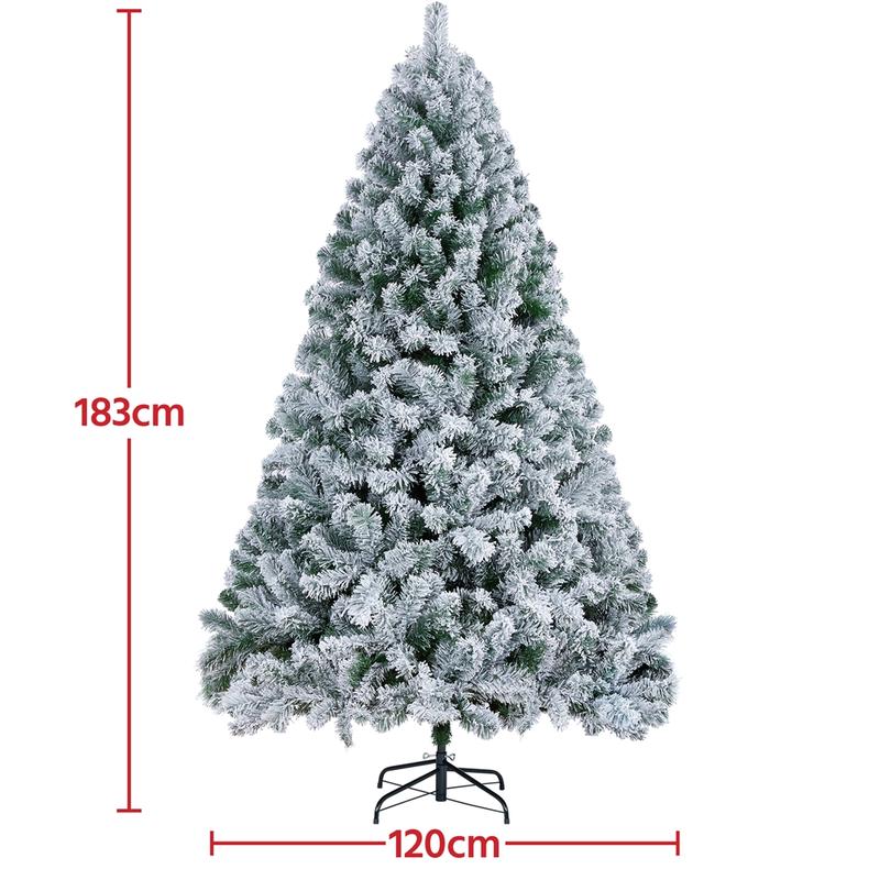 Snowfall Flocked Holiday Tree
