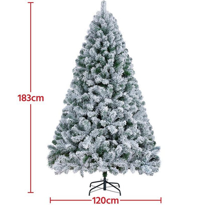 Snowfall Flocked Holiday Tree