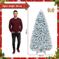 With Lights-Green&White-6ft