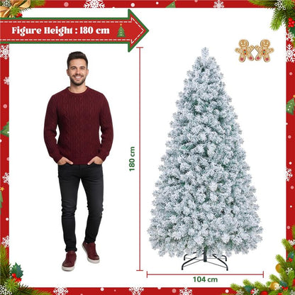 Snowfall Flocked Holiday Tree