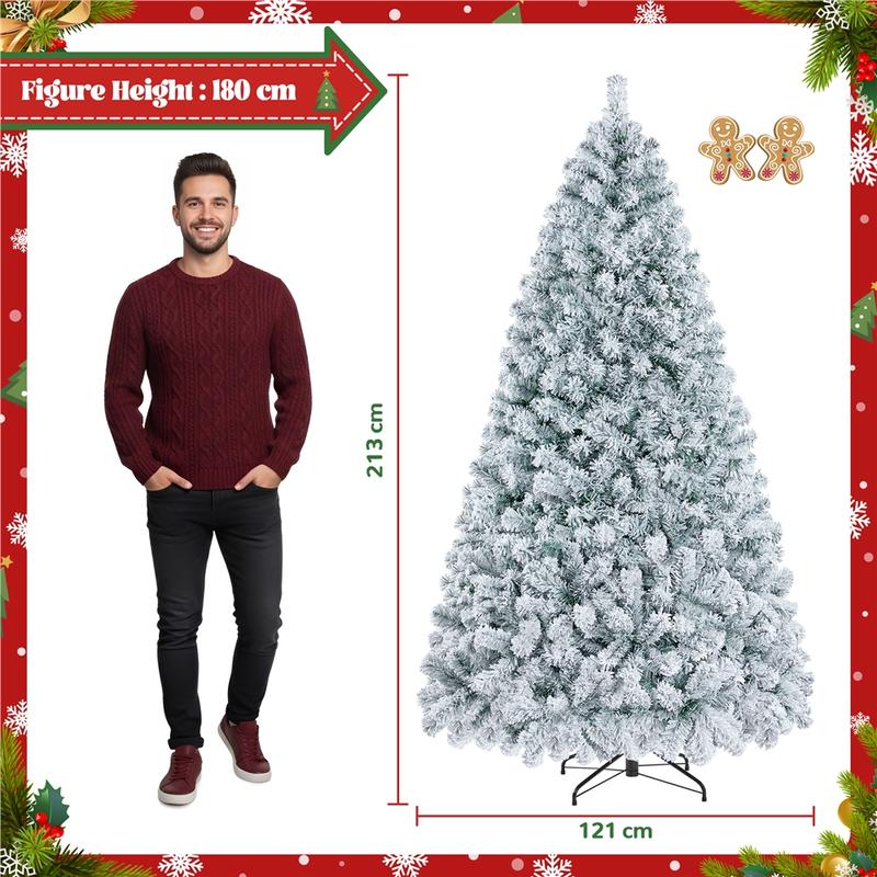 Snowfall Flocked Holiday Tree