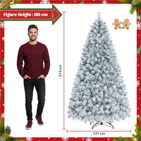 With Lights-Green&White-7ft