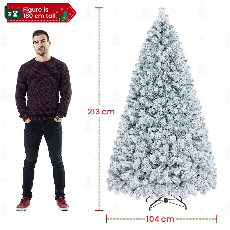 Snowfall Flocked Holiday Tree